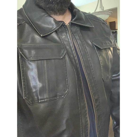 Whispering Smith Leather Jacket XXL - Picture 2 of 2